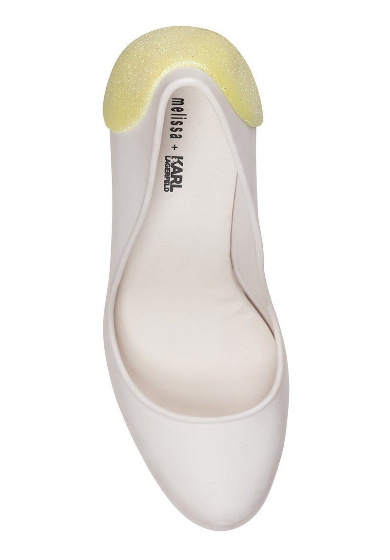 MELISSA INCENSE+KARL LAGERFELD (White/Green, Matt) - MDreams Malaysia