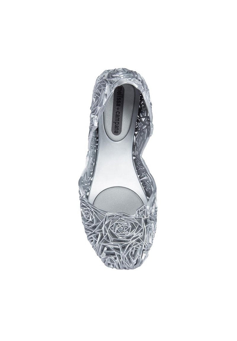Melissa Campana Fitas II Flats (Silver) - MDreams Malaysia