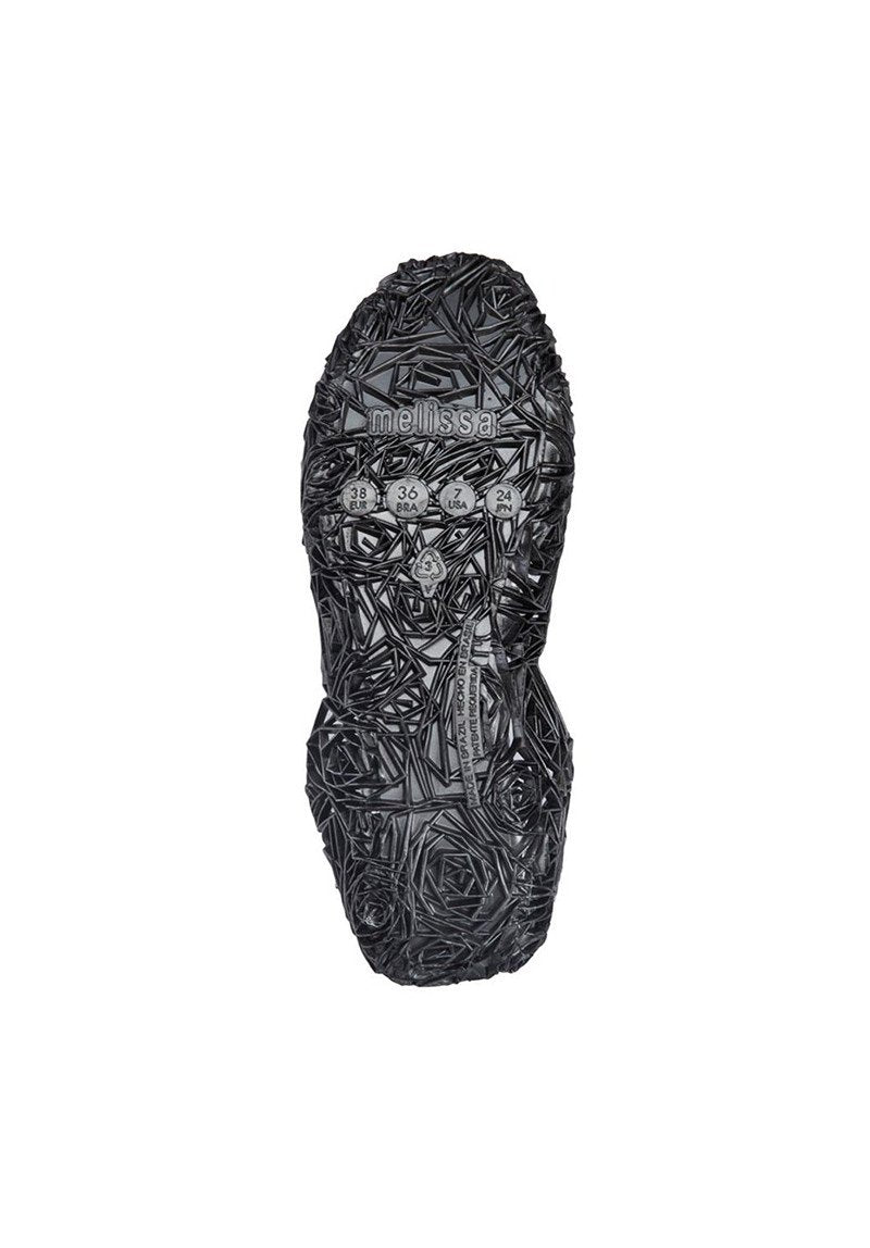 Melissa Campana Fitas II Flats (Black Silver) - MDreams Malaysia