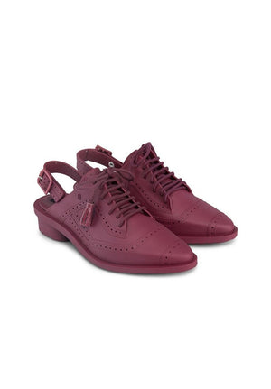 Melissa Backless + Alexandre Herchcovitch Shoes (Burgundy) - MDreams Malaysia