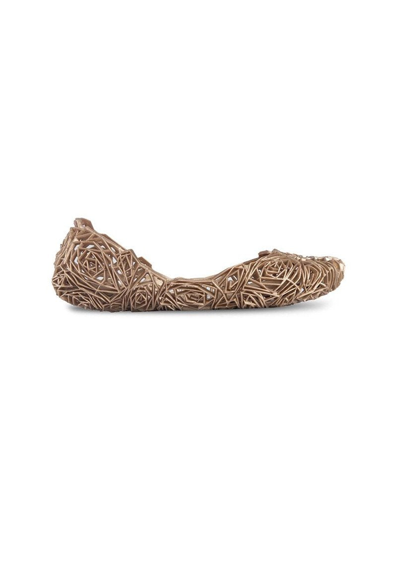 Melissa Campana Fitas II Flats (Gold) - MDreams Malaysia