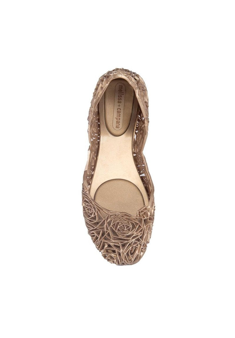 Melissa Campana Fitas II Flats (Gold) - MDreams Malaysia