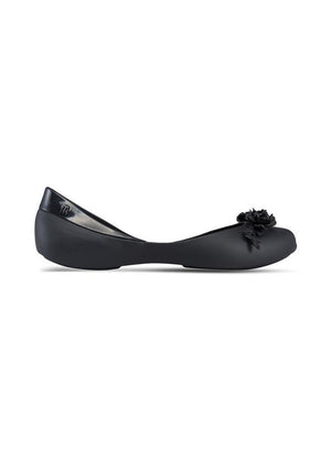 Melissa Flower Queen + Alexandre Herchcovitch Flats (Black)
