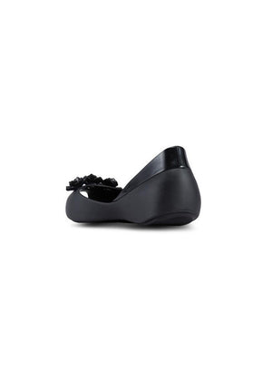 Melissa Flower Queen + Alexandre Herchcovitch Flats (Black)