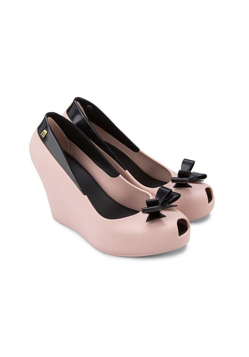 Melissa Queen Wedges (Pink/Black) - MDreams Malaysia