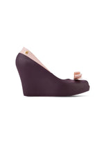 Melissa Queen Wedge (Bordeaux/Pink)