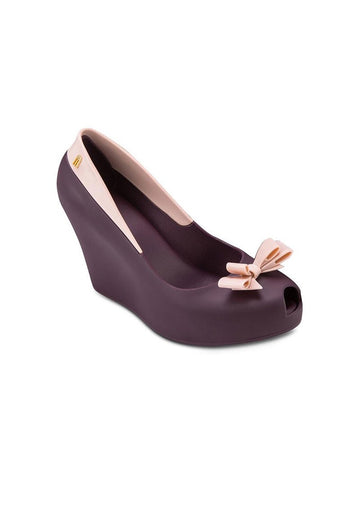 Melissa Queen Wedge (Bordeaux/Pink)
