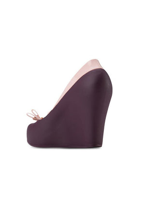 Melissa Queen Wedge (Bordeaux/Pink)