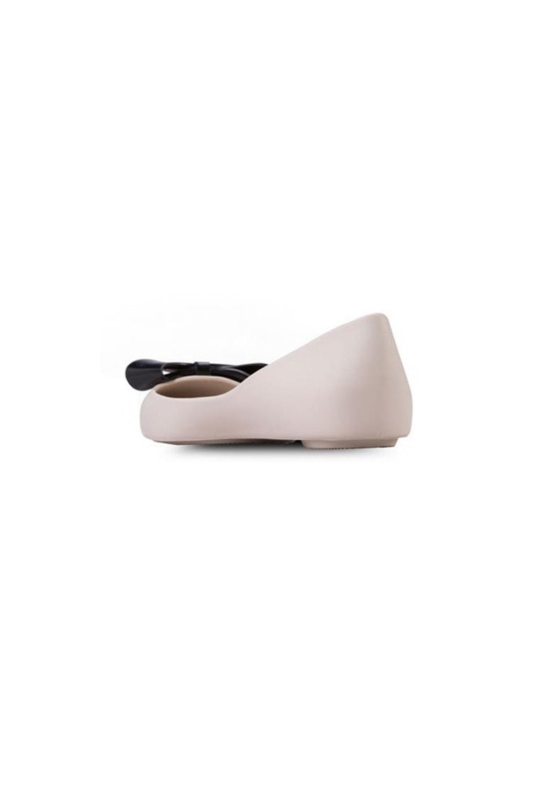Melissa Trippy IV Flats (Beige/Black)