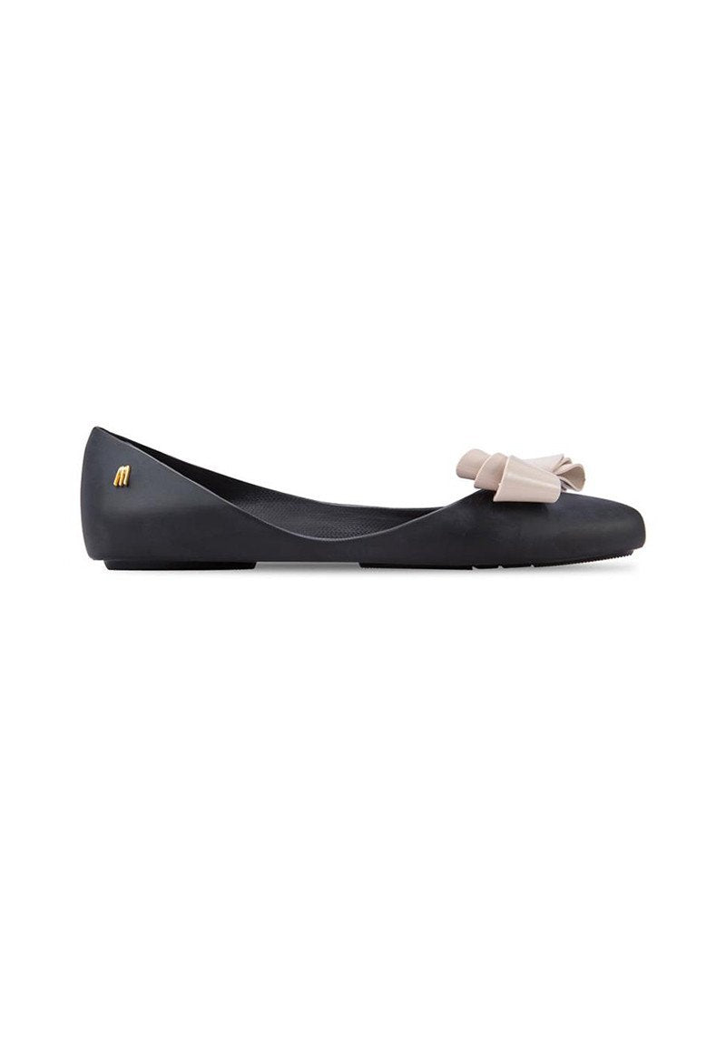 Melissa Trippy IV Flats (Black/Beige)