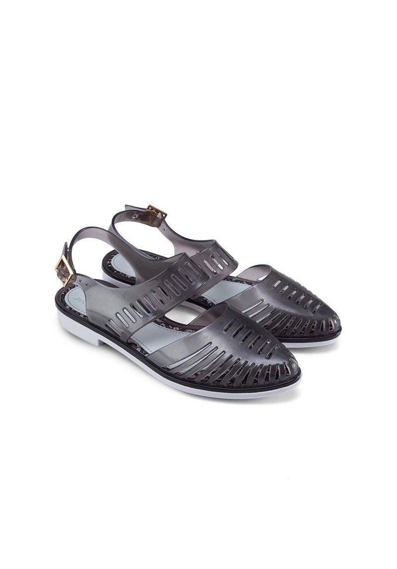 Melissa Magda + Jason Wu Sandals (White/Smoke) - MDreams Malaysia