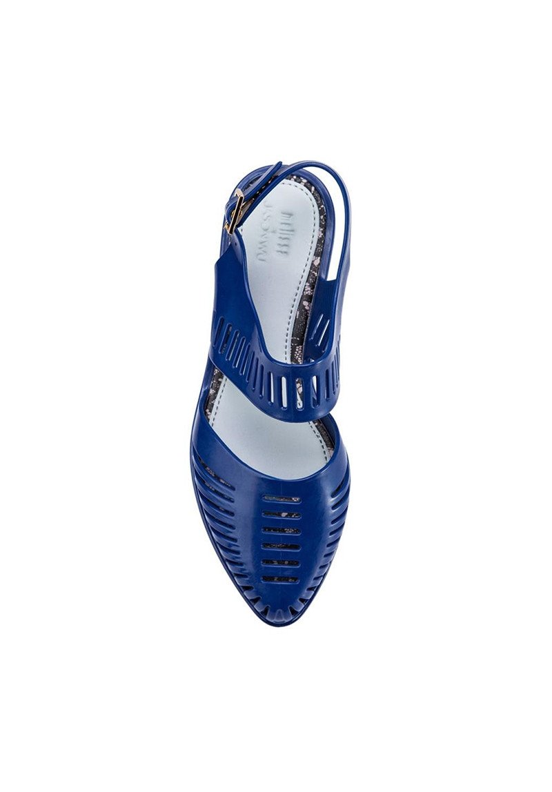 Melissa Magda + Jason Wu Sandals (White/Blue) - MDreams Malaysia