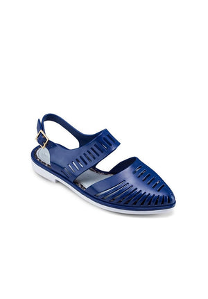 Melissa Magda + Jason Wu Sandals (White/Blue) - MDreams Malaysia