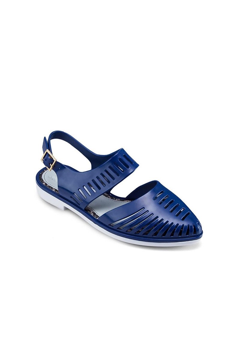 Melissa Magda + Jason Wu Sandals (White/Blue) - MDreams Malaysia