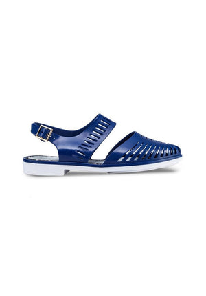 Melissa Magda + Jason Wu Sandals (White/Blue) - MDreams Malaysia