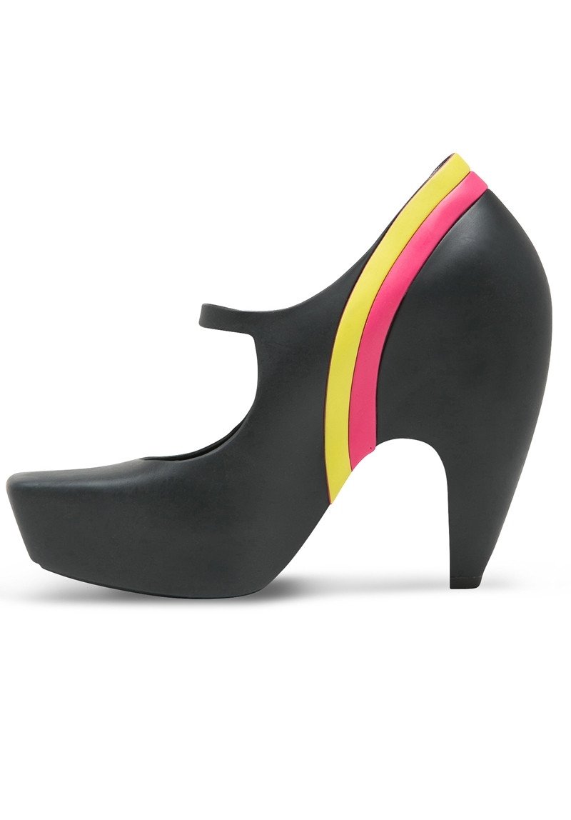 MELISSA GINGA+KARL LARGERFELD (Black/Yellow/Pink) - MDreams Malaysia
