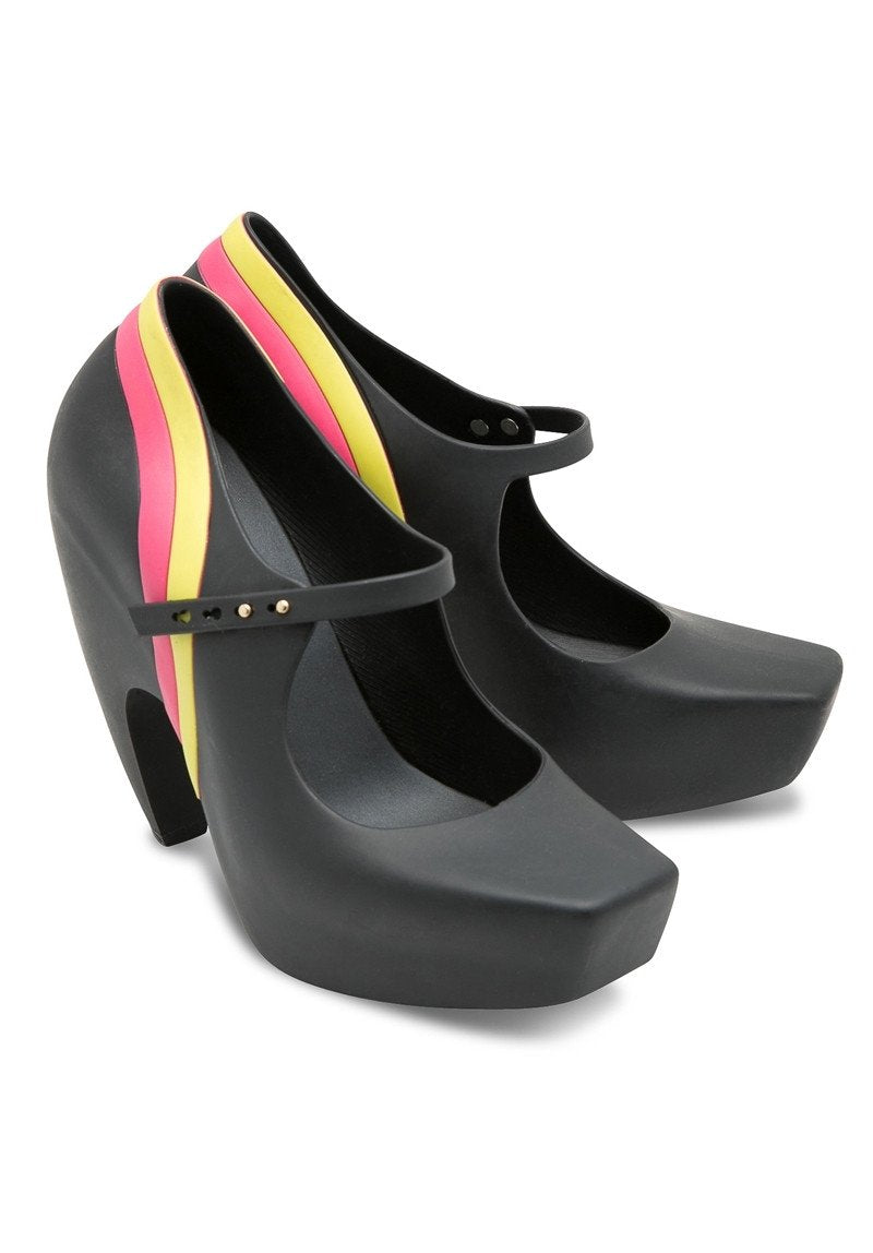 MELISSA GINGA+KARL LARGERFELD (Black/Yellow/Pink) - MDreams Malaysia