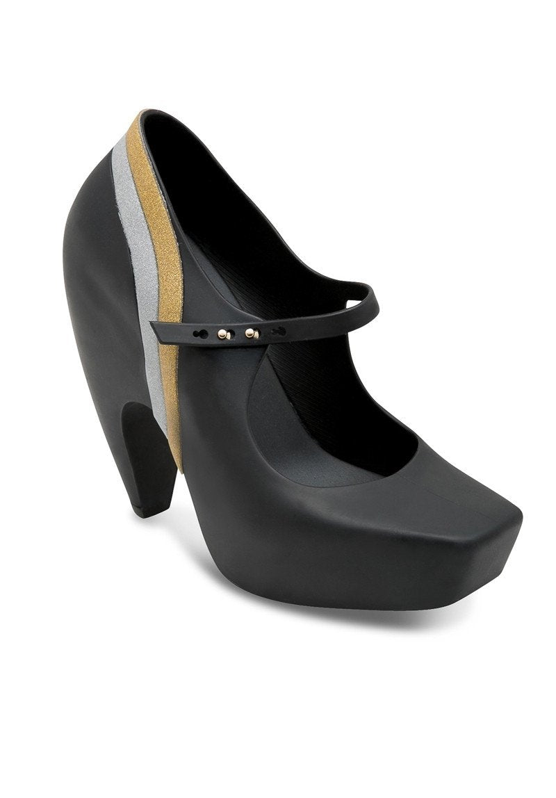 MELISSA GINGA+KARL LARGERFELD (Black/Gold/Silver)