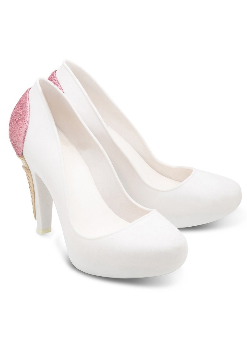 MELISSA INCENSE+KARL LAGERFELD (White/Bronze, Matt) - MDreams Malaysia