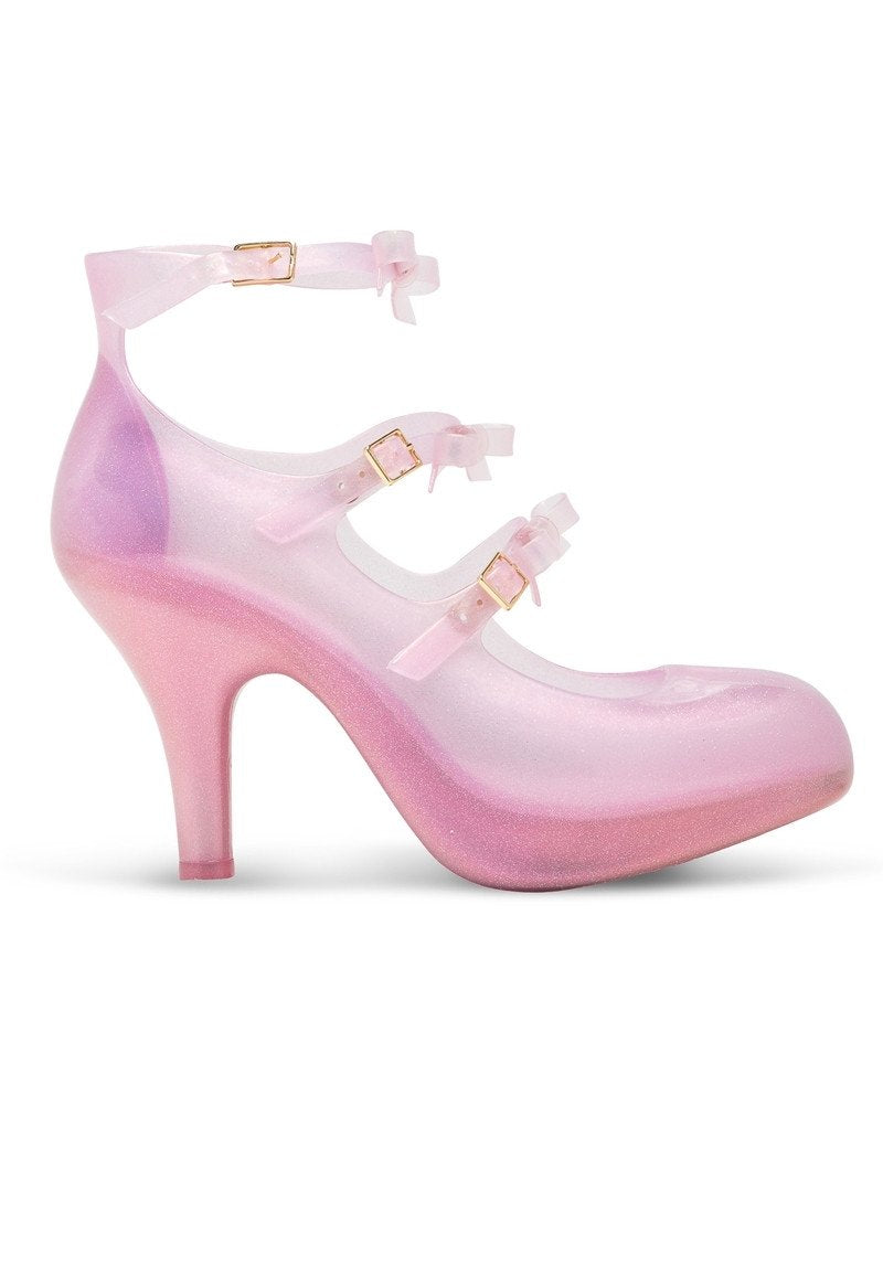 MELISSA - VW THREE STRAPS ELEVATED IV (Pink) - MDreams Malaysia