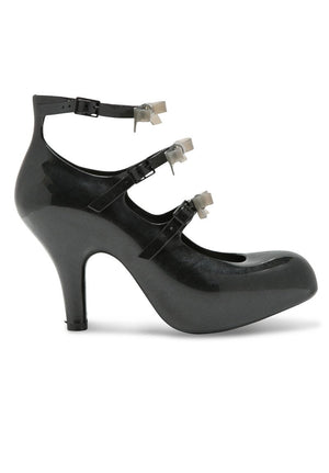 MELISSA - VW THREE STRAPS ELEVATED IV (Black)