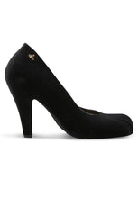 VW ANGLOMANIA+MELISSA ANIMAL TOE (Black Flocked)