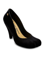 VW ANGLOMANIA+MELISSA ANIMAL TOE (Black Flocked)
