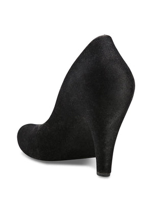 VW ANGLOMANIA+MELISSA ANIMAL TOE (Black Flocked)
