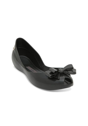 Melissa Queen Flats (Black)