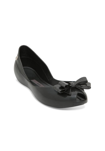Melissa Queen Flats (Black)
