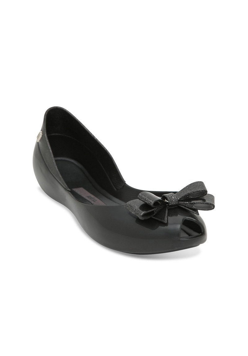 Melissa Queen Flats (Black)