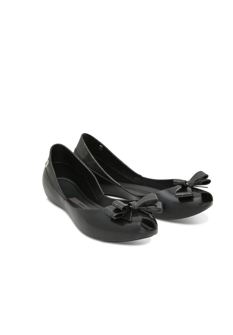 Melissa Queen Flats (Black)