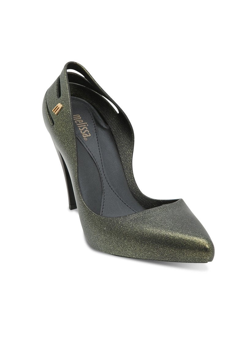 Melissa Classic Heels (Black/Gold) - MDreams Malaysia