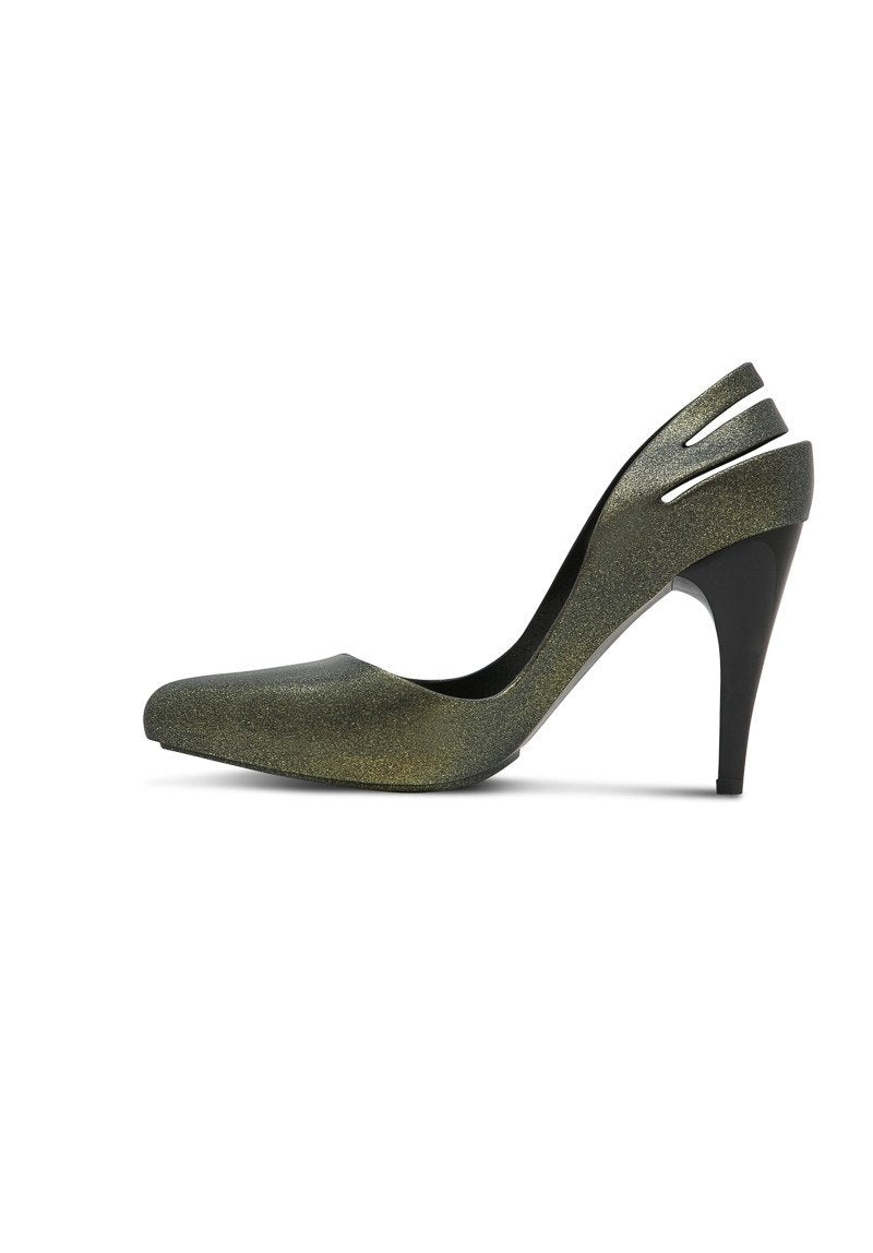 Melissa Classic Heels (Black/Gold) - MDreams Malaysia