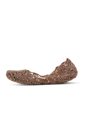 Melissa Campana Fitas II Flats (Pink Metal) - MDreams Malaysia
