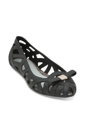 Melissa Jean + Jason Wu V Flats (Black) - MDreams Malaysia