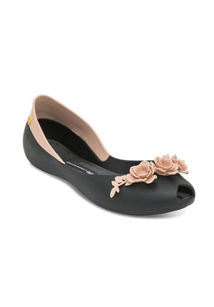 Melissa Flower Queen + Alexandre Herchcovitch (Black/Beige)