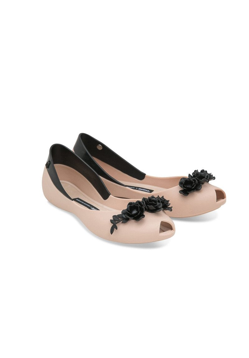 Melissa Flower Queen + Alexandre Herchcovitch (Beige/Black) - MDreams Malaysia