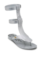 VM Anglomania + Melissa Harmonic Gladiator II (Silver Glitter)