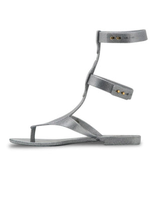 VM Anglomania + Melissa Harmonic Gladiator II (Silver Glitter)