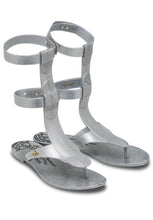 VM Anglomania + Melissa Harmonic Gladiator II (Silver Glitter)