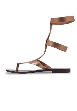 VW Anglomania + Melissa Harmonic Gladiator II (Burgundy/Pink)