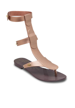 VW Anglomania + Melissa Harmonic Gladiator II (Burgundy/Pink)