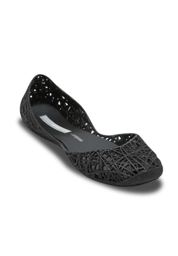 Melissa Campana Zig Zag (Black Glitter)