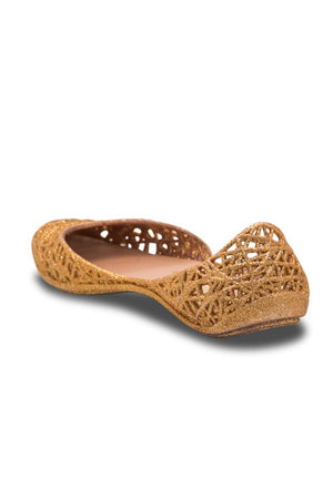 Melissa Campana Zig Zag (Gold Glitter)