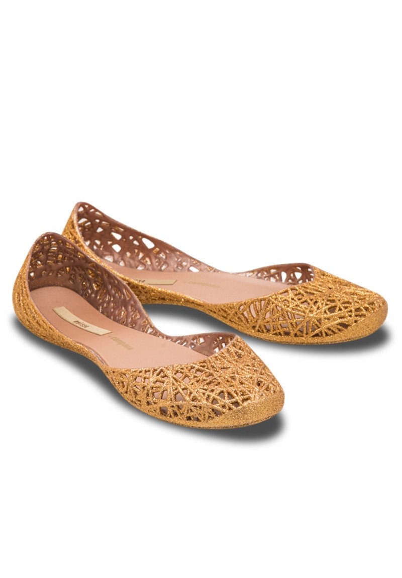 Melissa Campana Zig Zag (Gold Glitter)