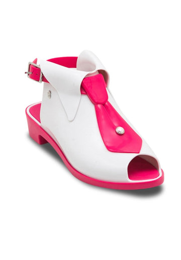 Melissa Black Tie + Karl Lagerfeld (Pink/White)