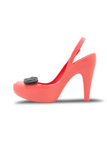 Melissa Ultragirl Heel + Karl Lagerfeld (Pink/Black/Rojo)