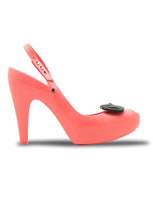 Melissa Ultragirl Heel + Karl Lagerfeld (Pink/Black/Rojo)