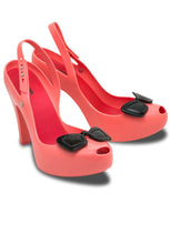 Melissa Ultragirl Heel + Karl Lagerfeld (Pink/Black/Rojo)
